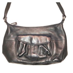 Fossil Black Leather Bag